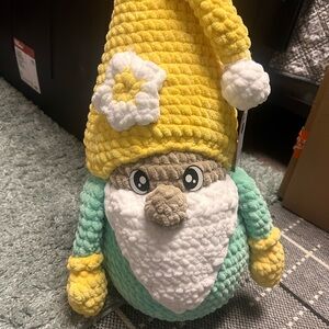 Plush Gnome with Yellow Hat